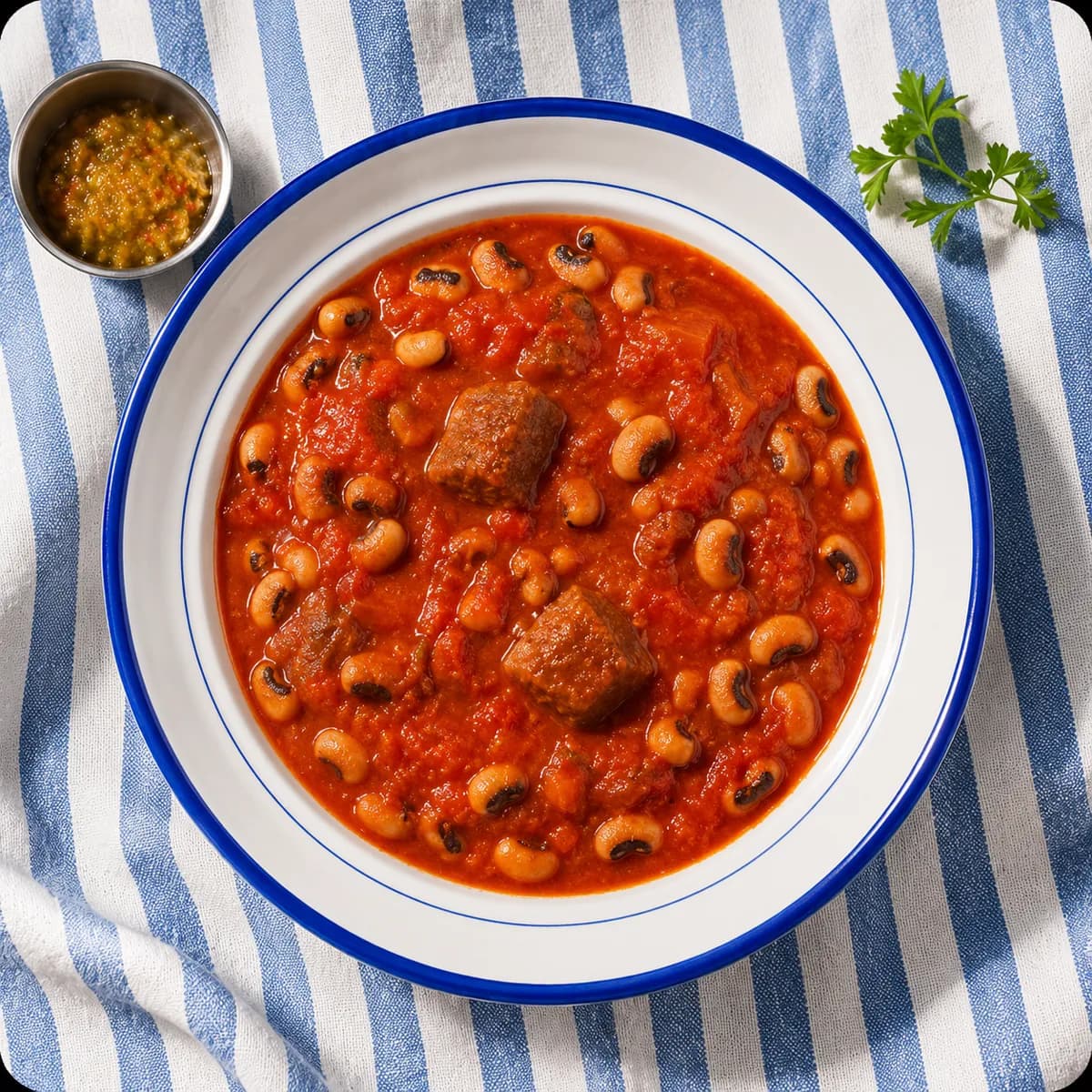 Blackeye peas with meat