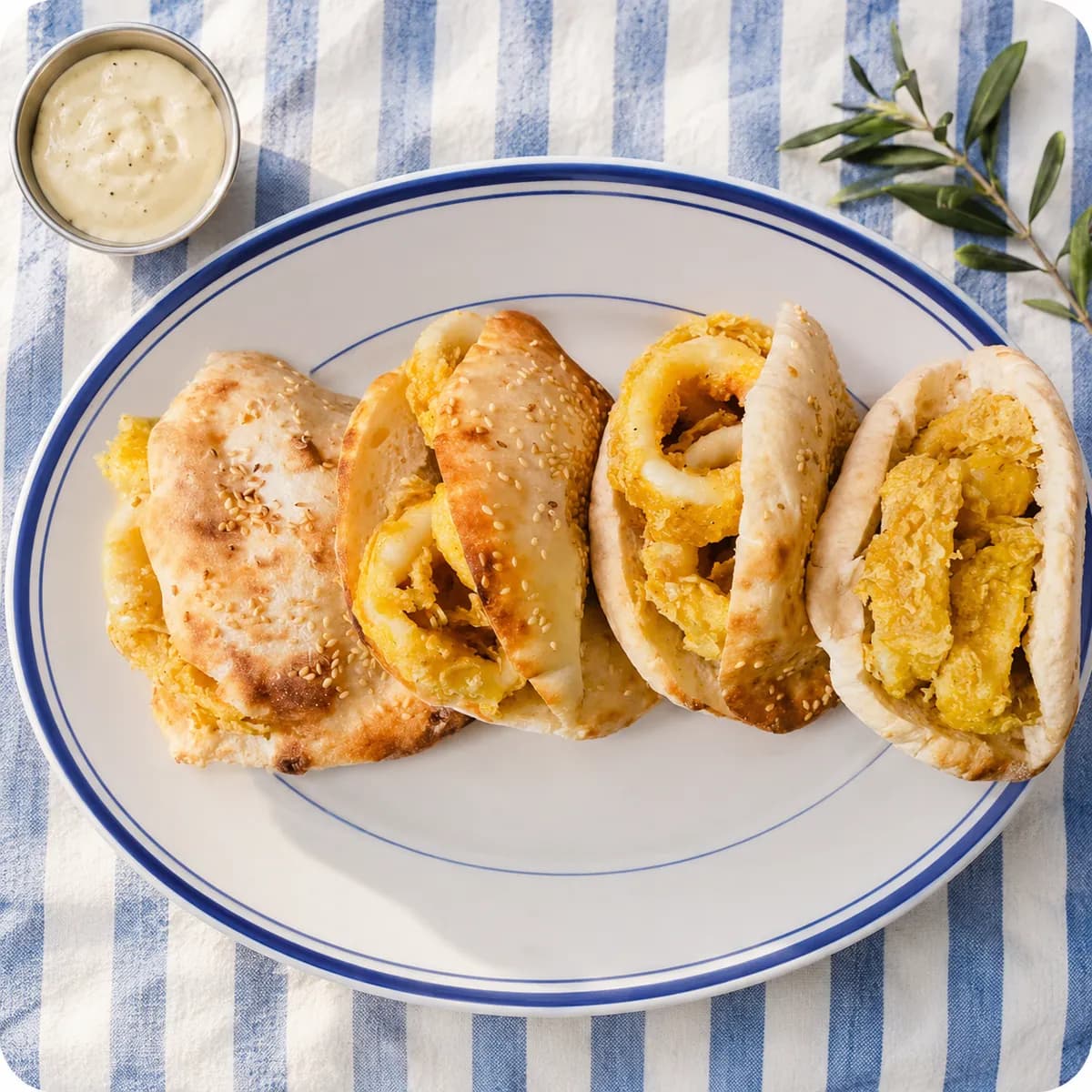 Fried Calamari Sandwiches