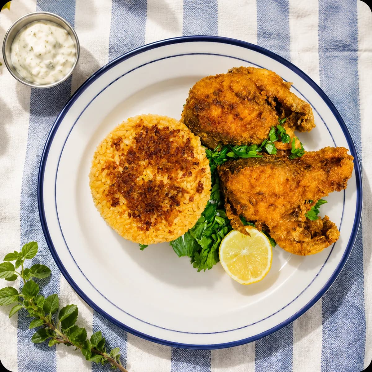 Fried red snapper
