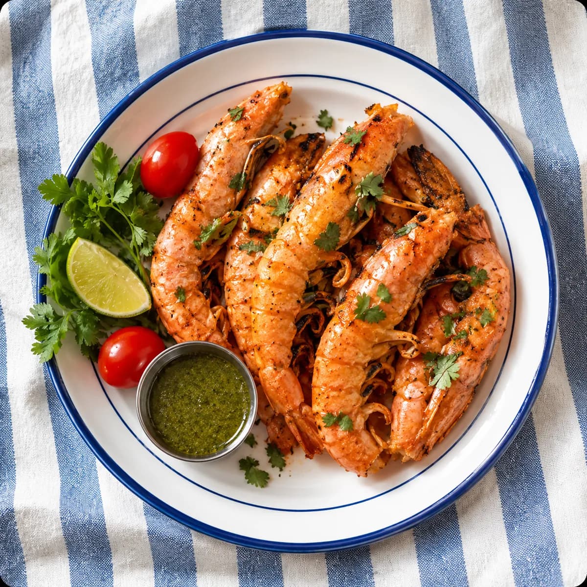 Grilled jumbo shrimp
