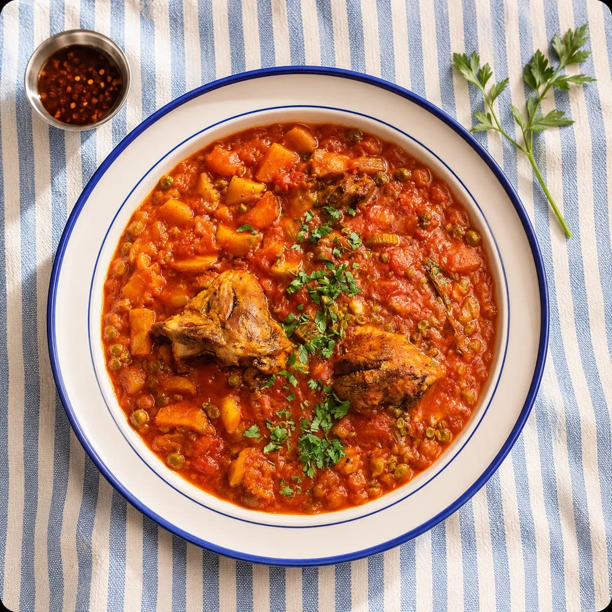 lamb shanks with vegetables