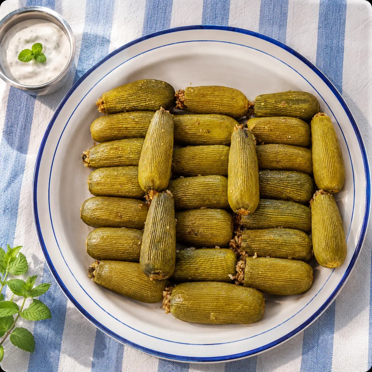 Mahashi stuffed zucchini
