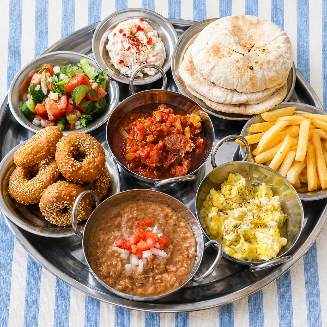 A mezze spread at Asma's Kitchen