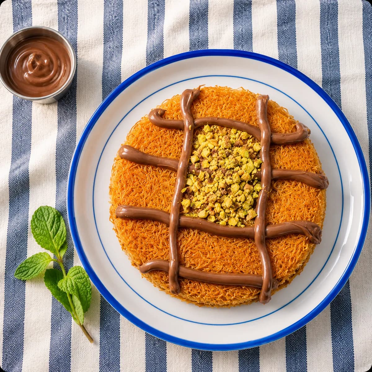 Nutella kunafa