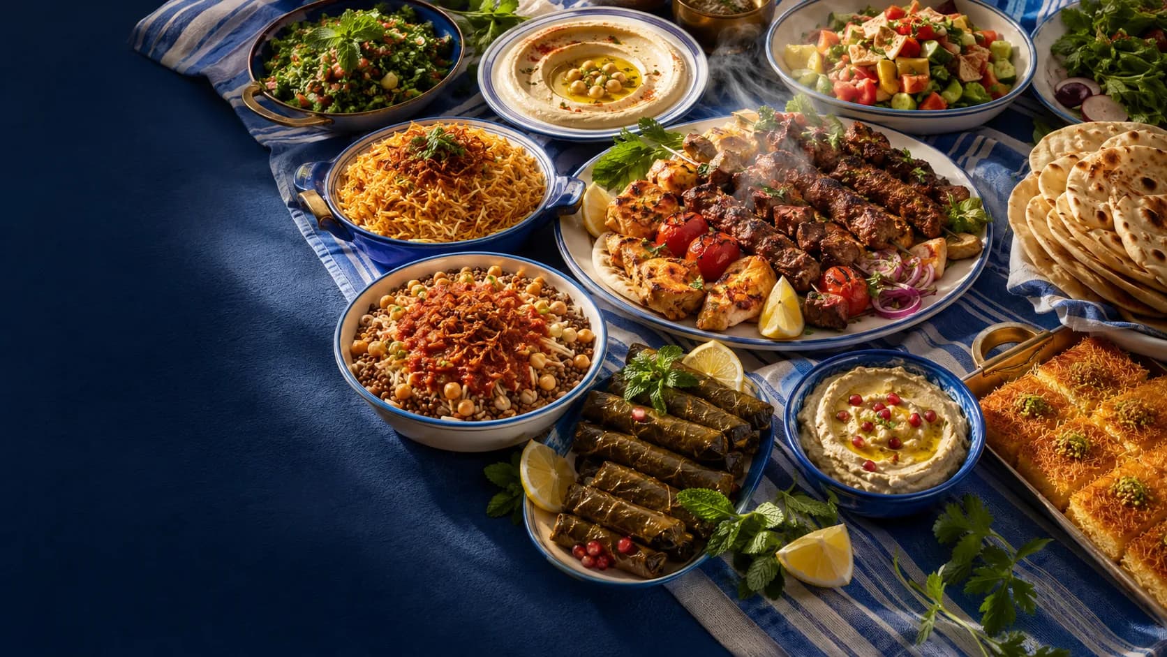 A feast from Asma's Kitchen