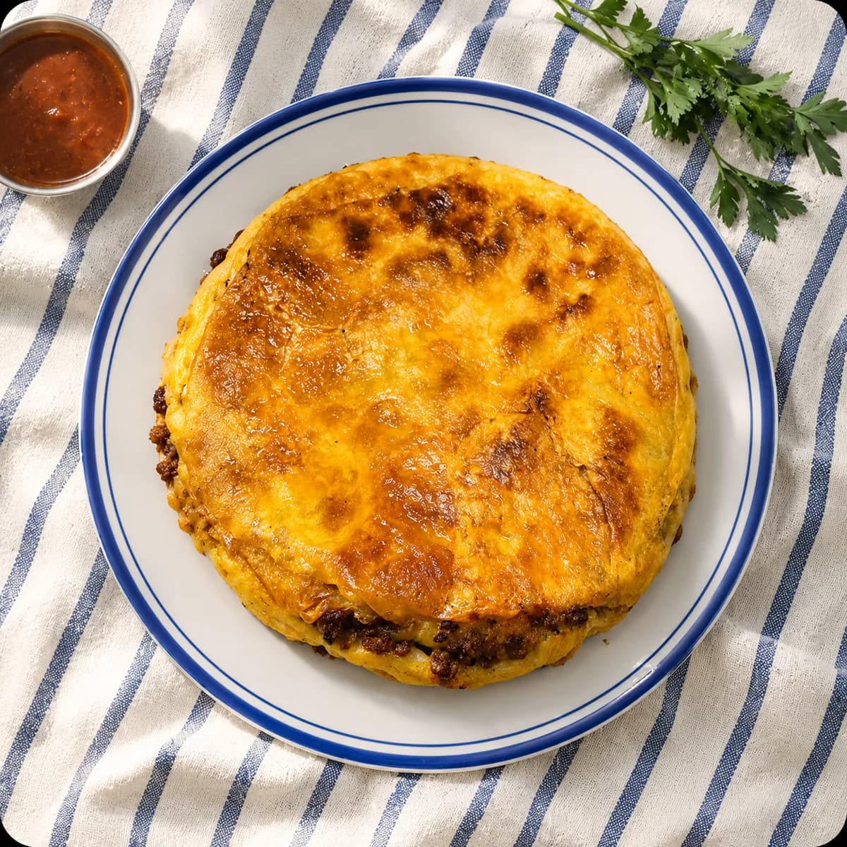 Rokak with ground beef