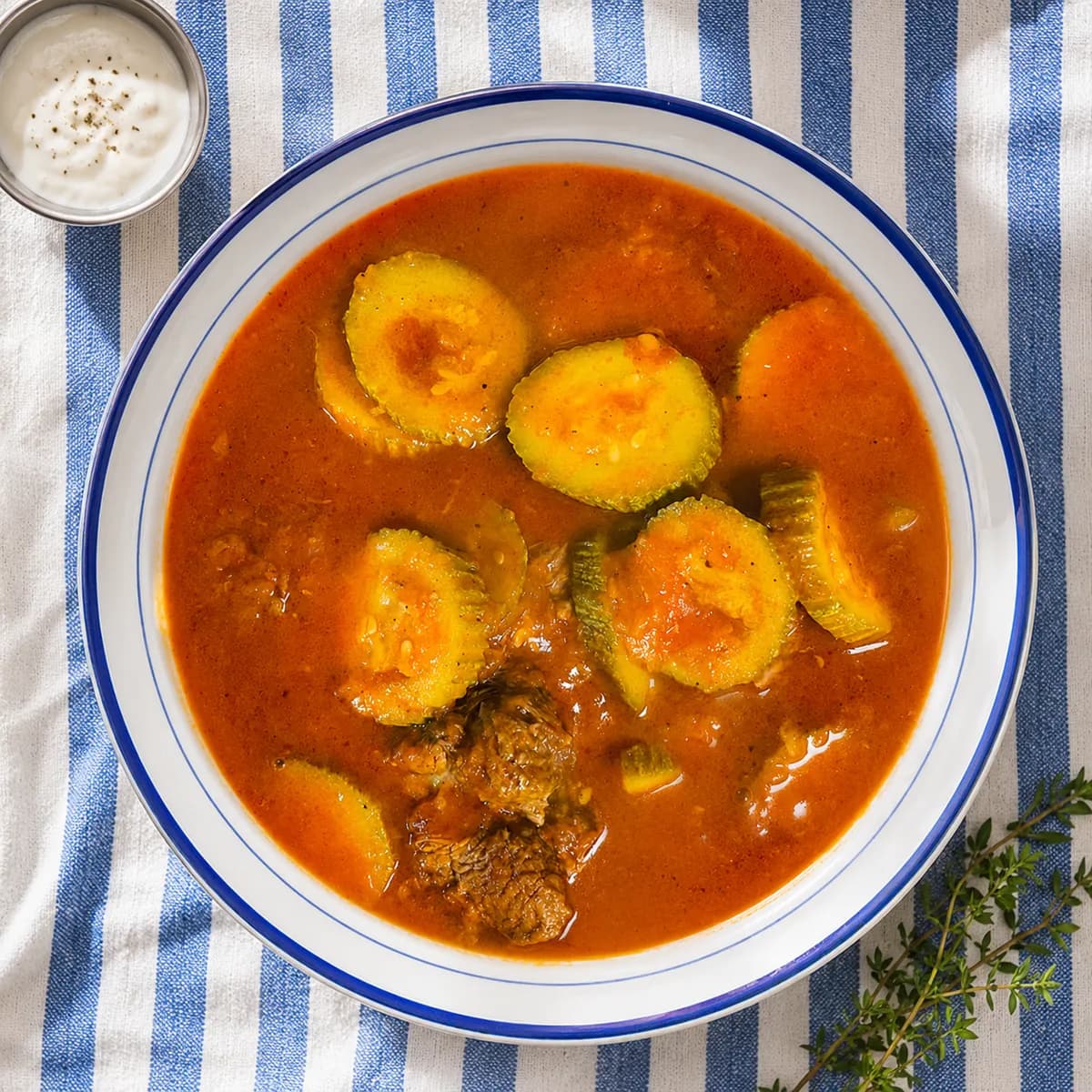 zucchini with meat