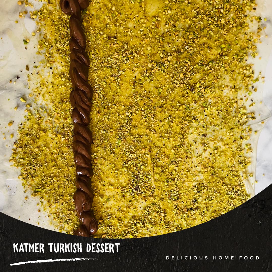 Katmer turkish dessert photo
