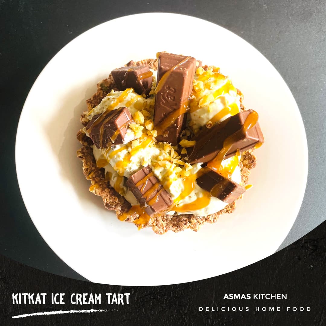 kitkat ice cream tart photo