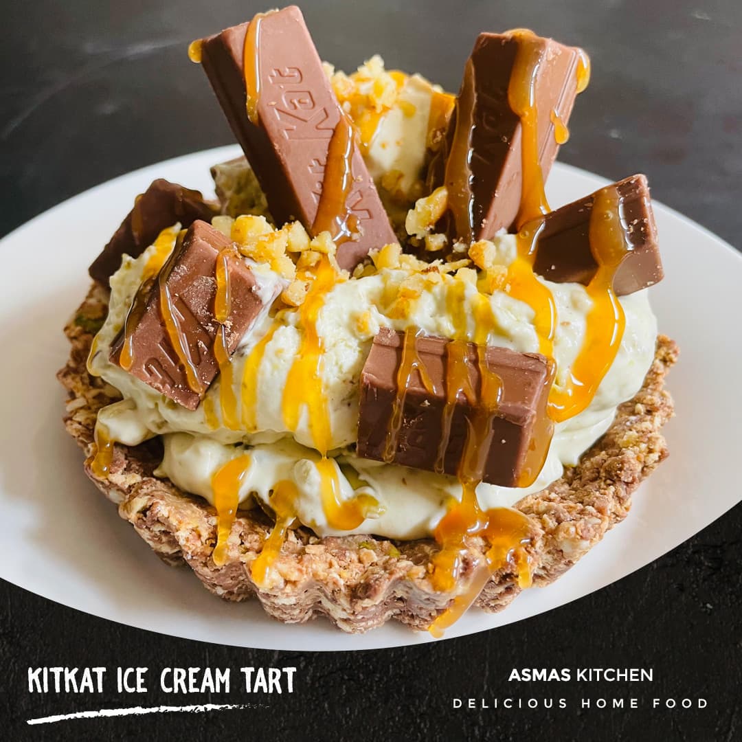 kitkat ice cream tart photo