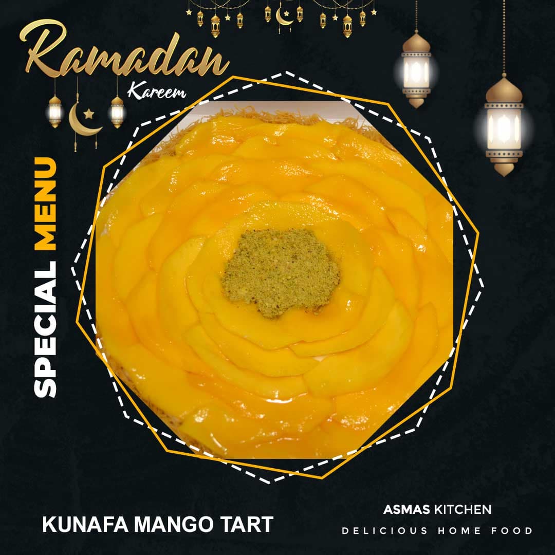 Mango Kunafa Tart